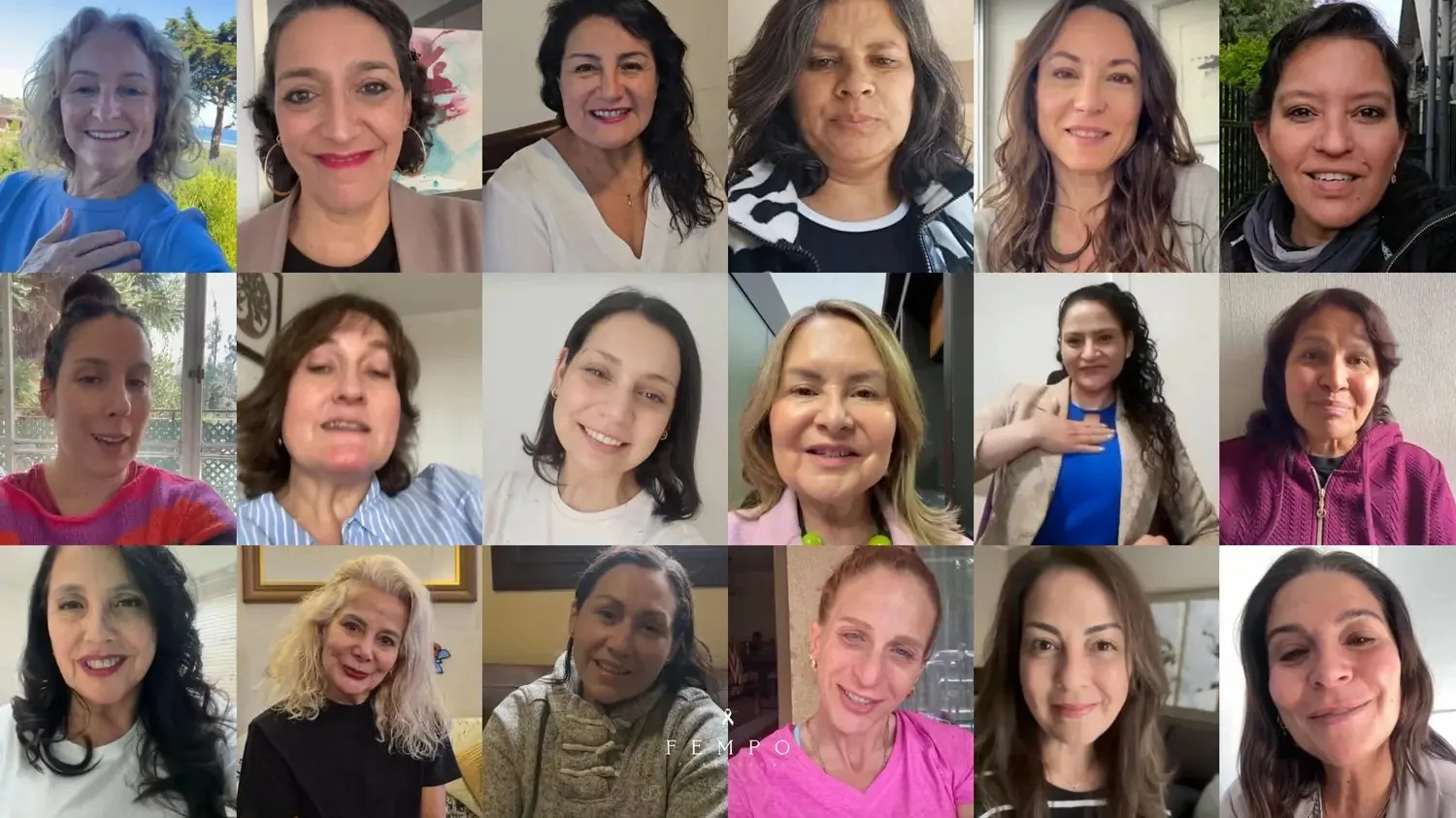 Mujeres pacientes de Fundación Fempo — campaña #PonemosElPecho